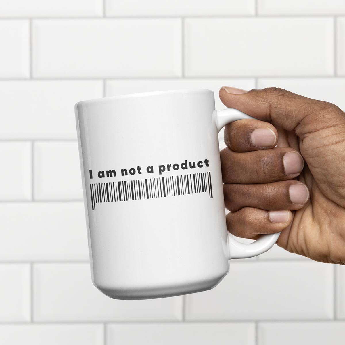 Mugs, I AM NOT A PRODUCT Mugs