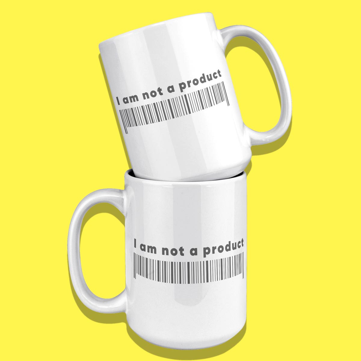 Mugs, I AM NOT A PRODUCT Mugs, Mug