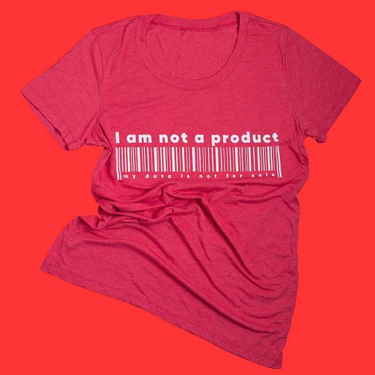 Womens I AM NOT A PRODUCT Triblend t-shirt - Mind F Fatigue